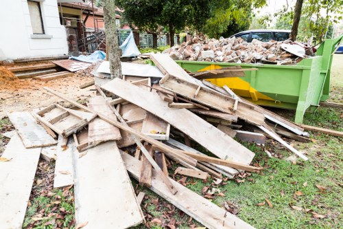 Professional office clearance team at work in Wanstead