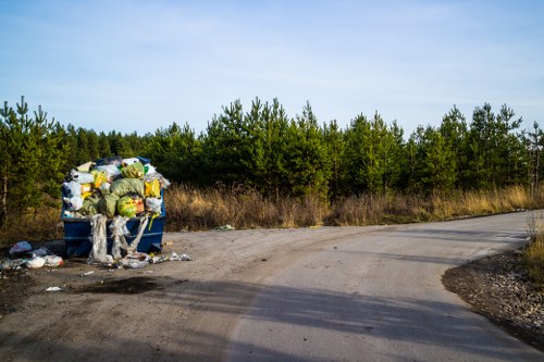 Advanced recycling equipment used in builders waste clearance